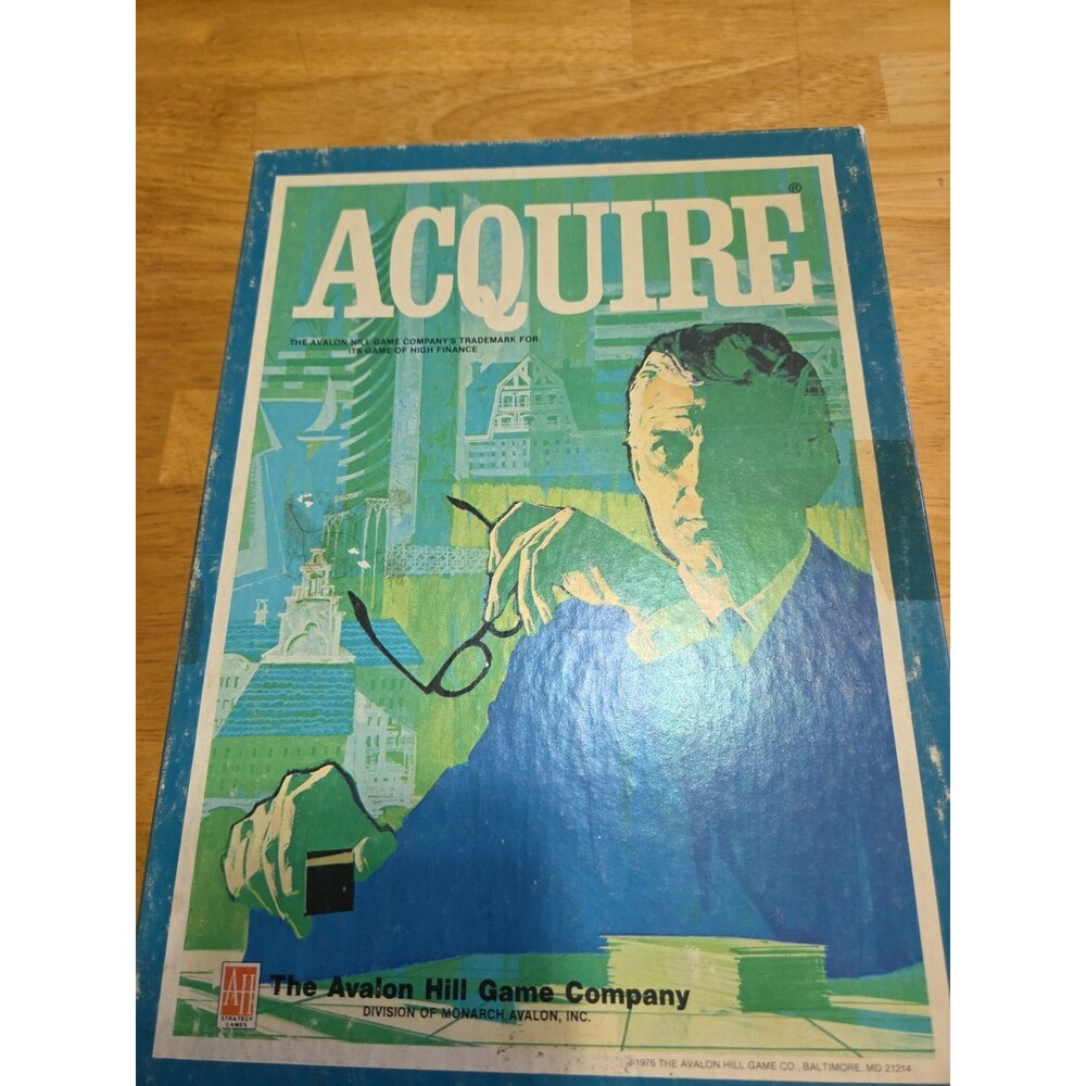 Vintage! Acquire Board Game Avalon Hill 1976 **Complete**